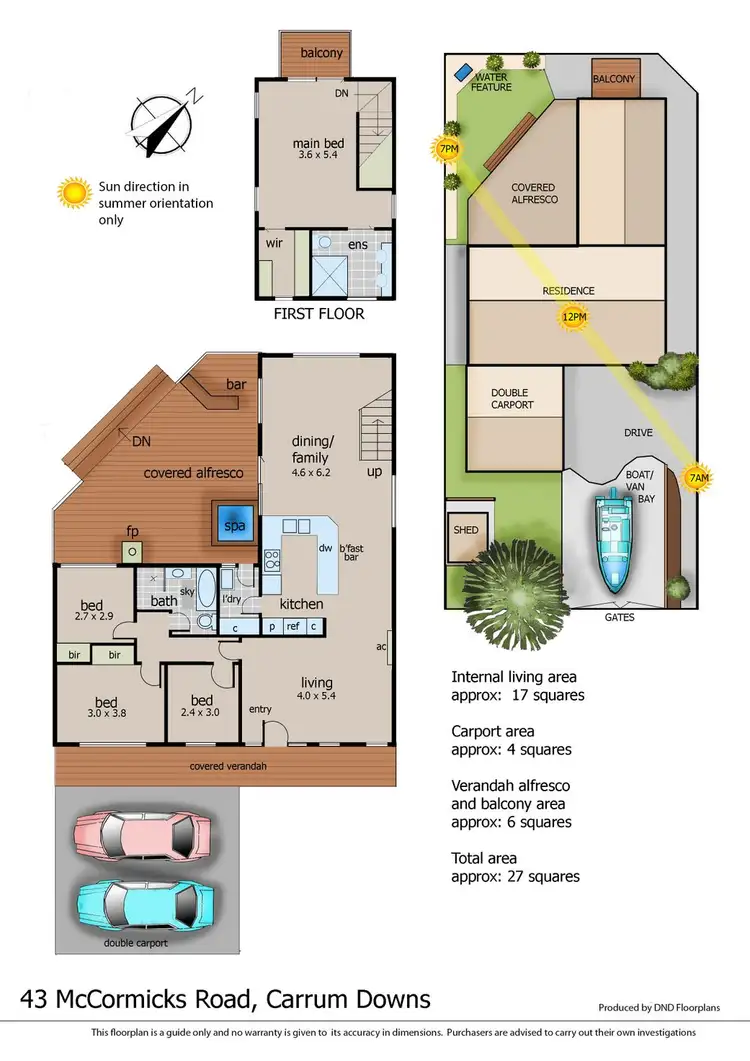 Floorplan of Homely house listing, 43 McCormicks Road, Carrum Downs VIC 3201