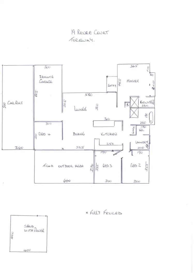 Floorplan of Homely house listing, 19 Renee Court, Torquay QLD 4655