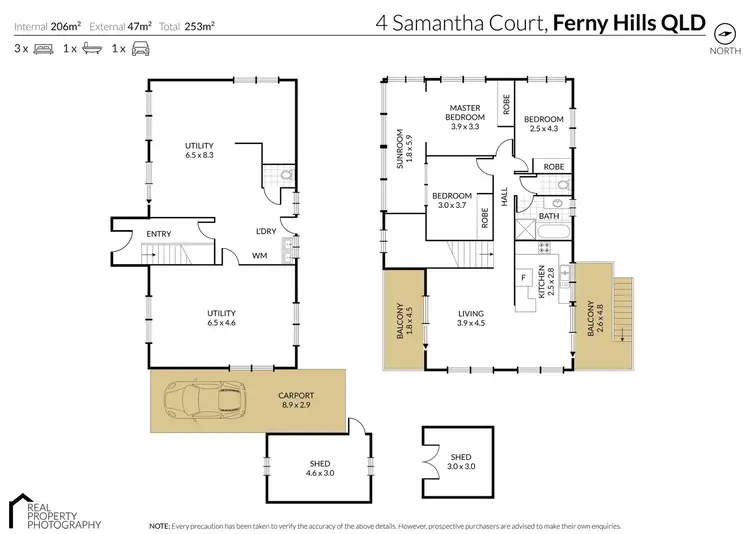 Floorplan of Homely house listing, 4 Samantha Ct, Ferny Hills QLD 4055