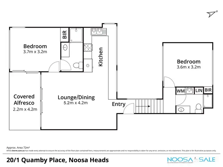 Floorplan of Homely unit listing, 20/1 Quamby Place, Noosa Heads QLD 4567