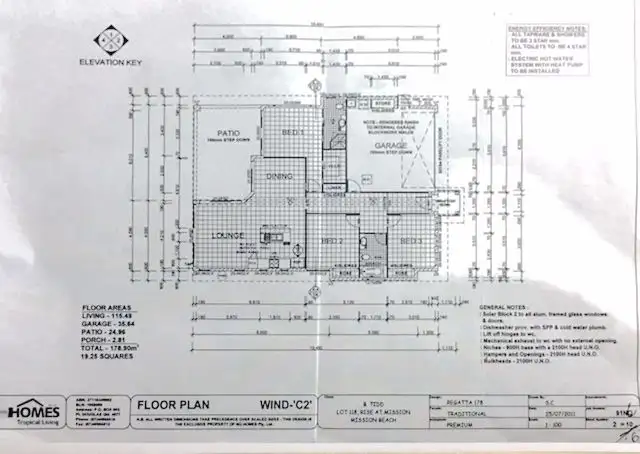 Floorplan of Homely house listing, 14 Rise Crescent, Mission Beach QLD 4852