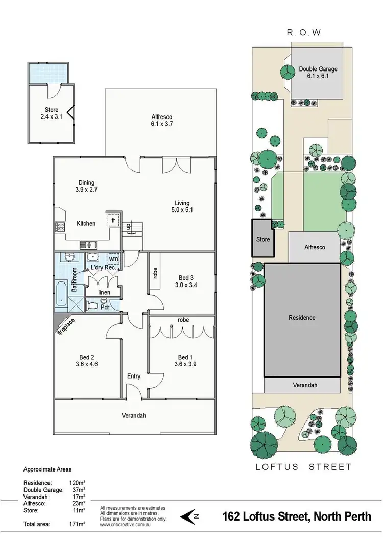 Floorplan of Homely house listing, 162 Loftus Street, North Perth WA 6006