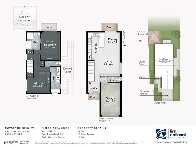 Floorplan of Homely townhouse listing, 49/30 Gemvale Road, Reedy Creek QLD 4227