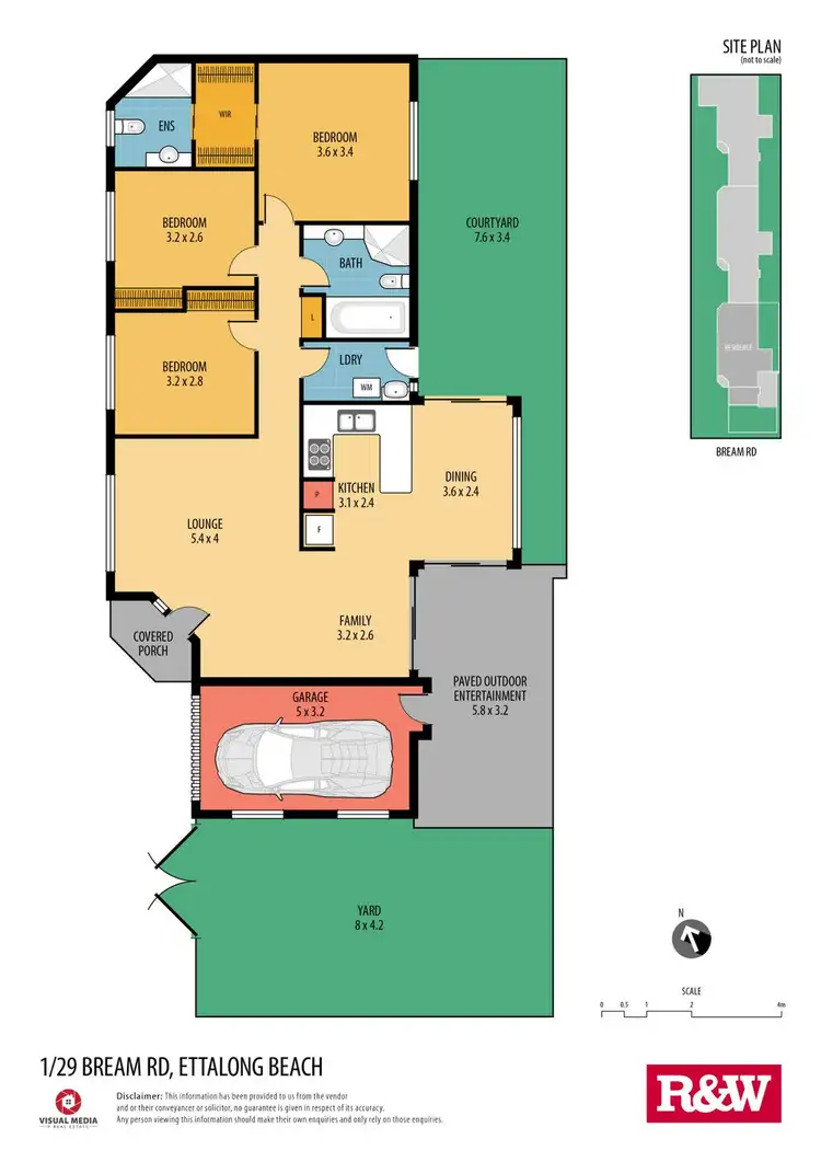 Floorplan of Homely villa listing, 1/29 Bream Road, Ettalong Beach NSW 2257