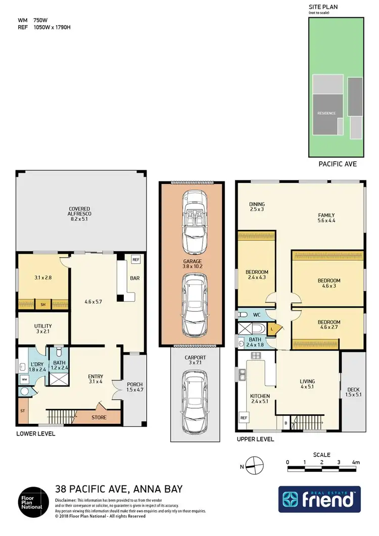 Floorplan of Homely house listing, 38 Pacific Ave, Anna Bay NSW 2316