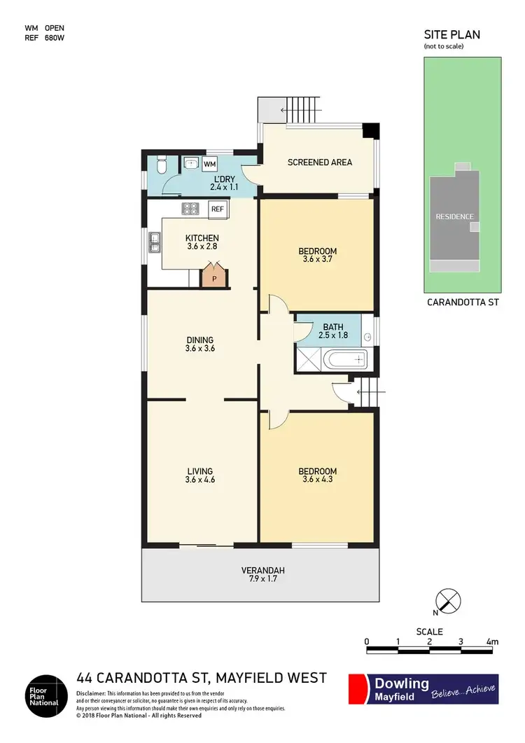 Floorplan of Homely house listing, 44 Carandotta Street, Mayfield West NSW 2304