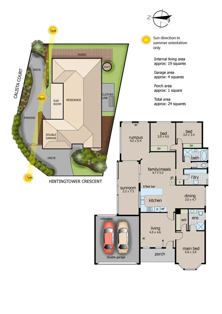 Floorplan of Homely house listing, 9 Calista Court, Langwarrin VIC 3910