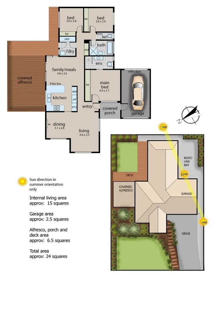 Floorplan of Homely house listing, 38 Jarman Drive, Langwarrin VIC 3910