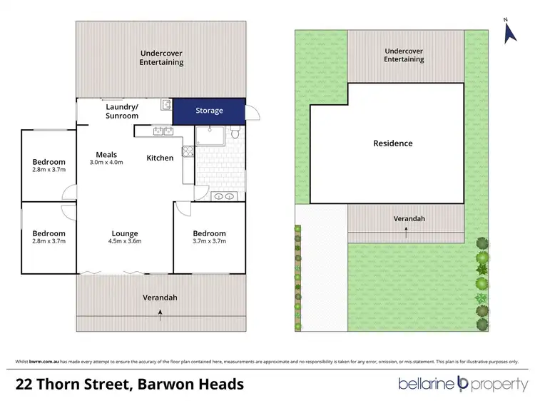 Floorplan of Homely house listing, 22 Thorn Street, Barwon Heads VIC 3227