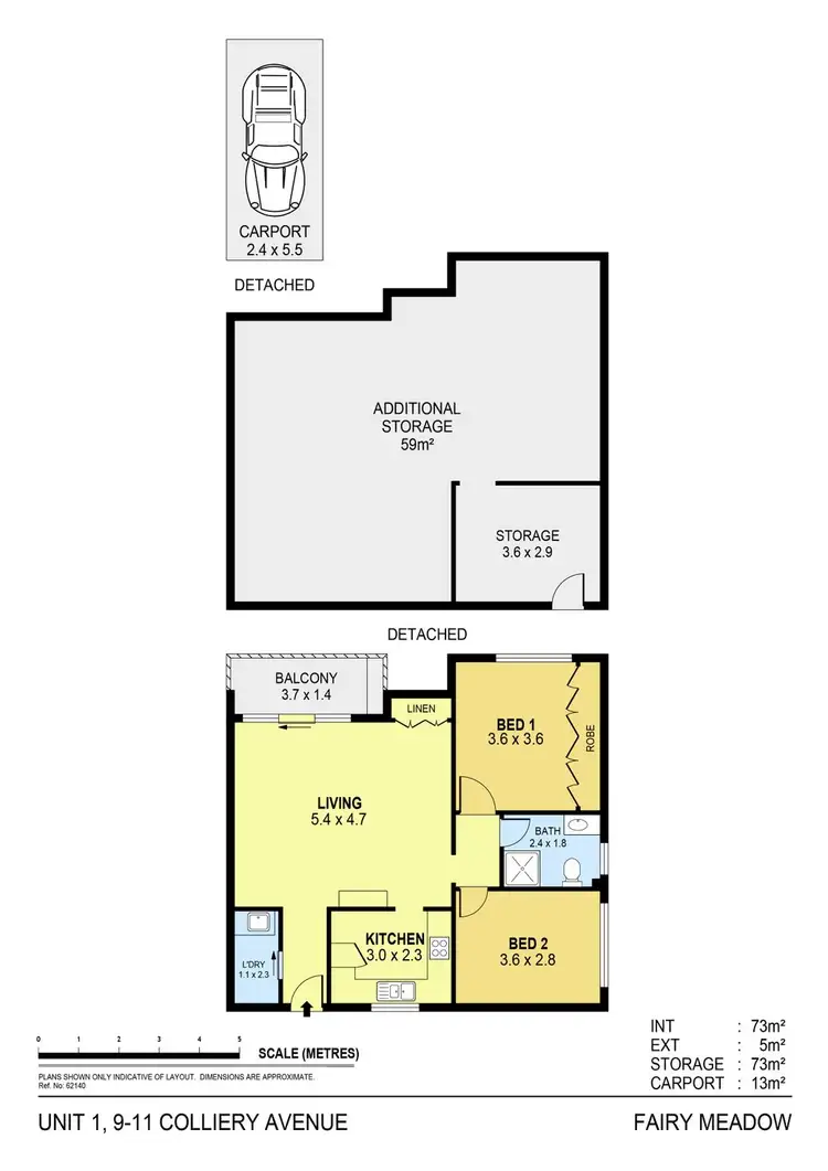 Floorplan of Homely unit listing, 1/9-11 Collaery Road, Fairy Meadow NSW 2519