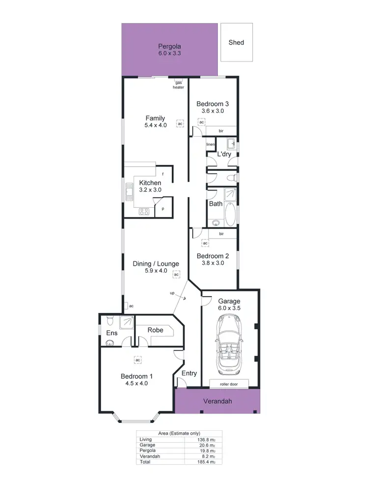Floorplan of Homely house listing, 17 Gemini Court, Modbury Heights SA 5092