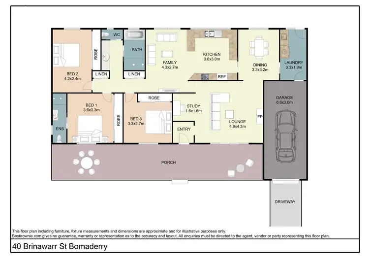 Floorplan of Homely house listing, 40 Brinawarr Street, Bomaderry NSW 2541