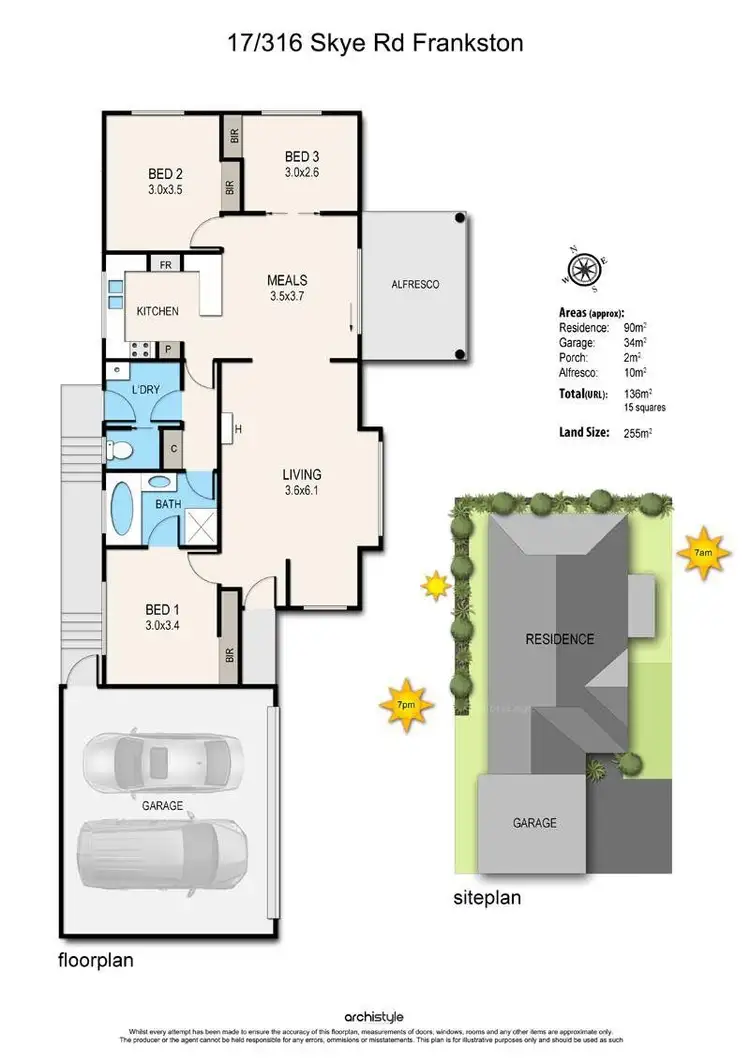 Floorplan of Homely unit listing, 17/316 Skye Road, Frankston VIC 3199