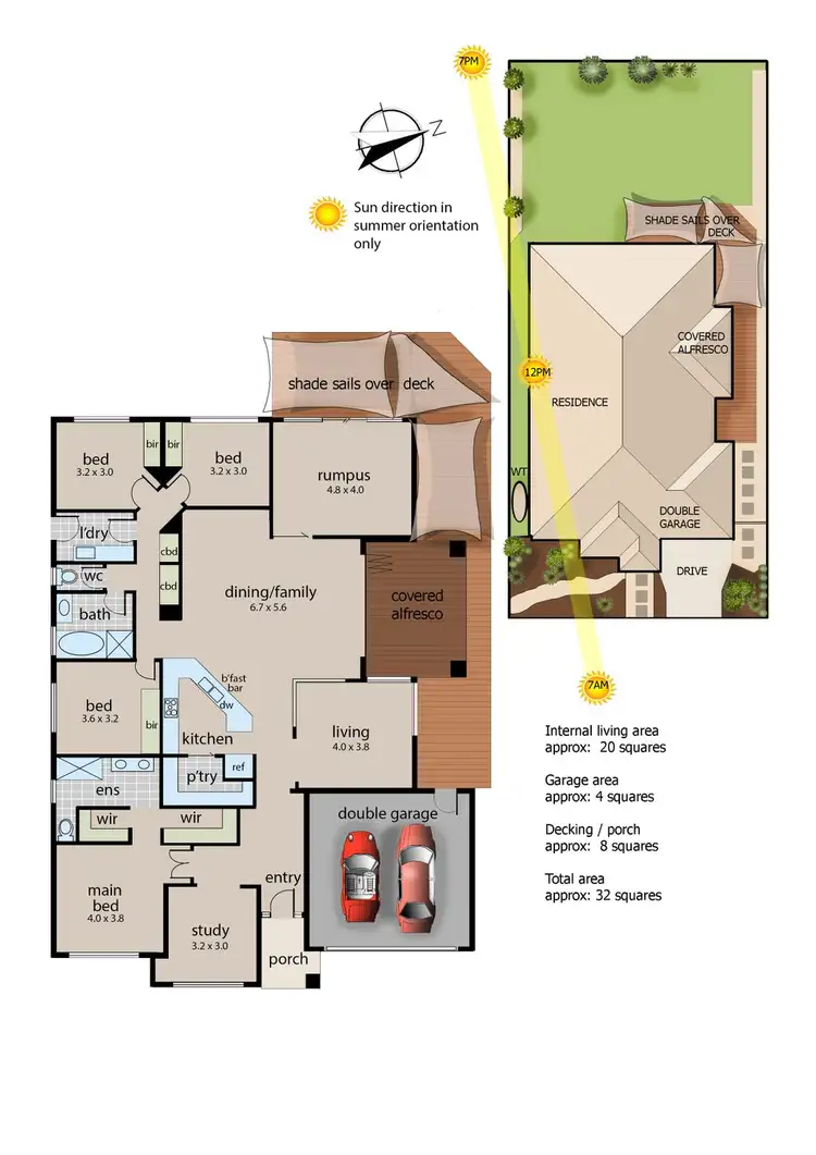 Floorplan of Homely house listing, 13 Sandstone Drive, Botanic Ridge VIC 3977
