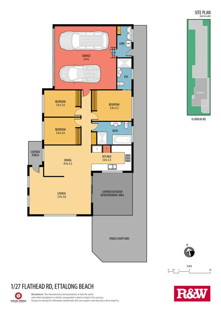 Floorplan of Homely villa listing, 1/27 Flathead Road, Ettalong Beach NSW 2257