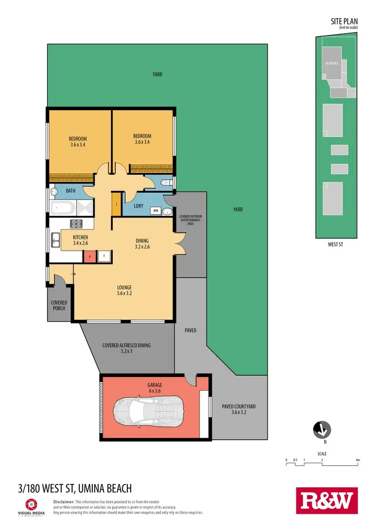 Floorplan of Homely villa listing, 3/180 West Street, Umina Beach NSW 2257