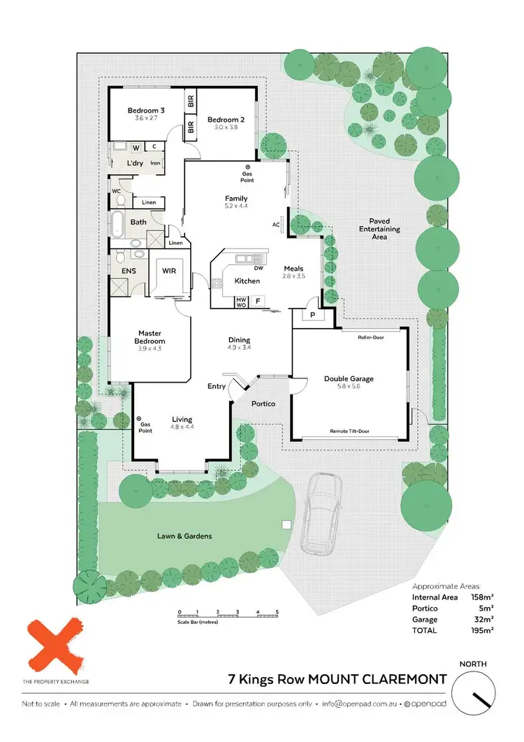 Floorplan of Homely house listing, 7 Kings Row, Mount Claremont WA 6010