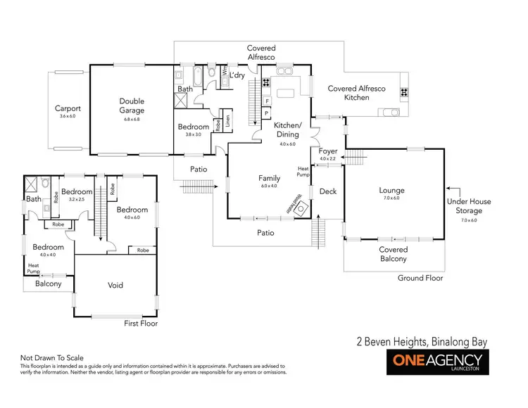 Floorplan of Homely house listing, 2 Beven Heights, Binalong Bay TAS 7216