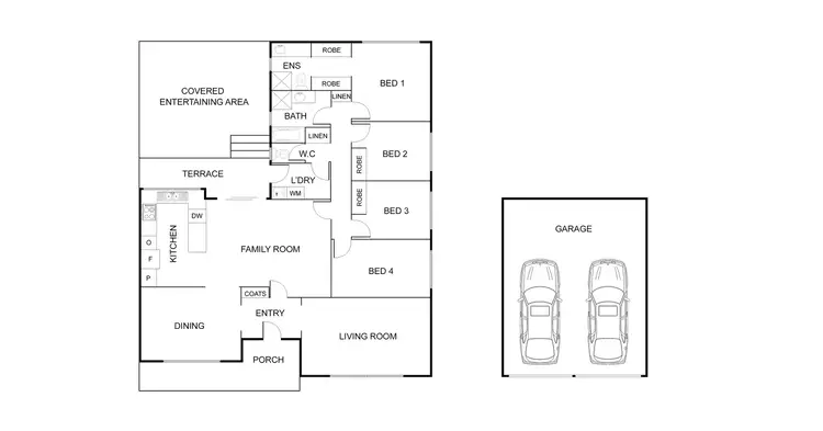 Floorplan of Homely house listing, 45 Maltby Circuit, Wanniassa ACT 2903
