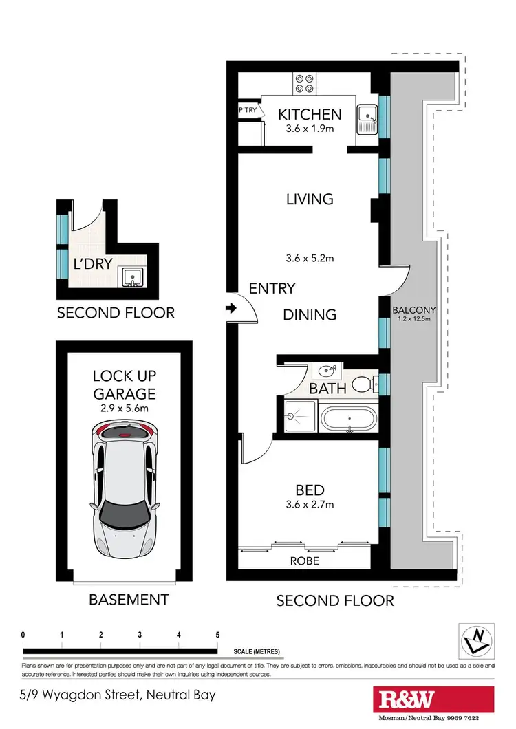 Floorplan of Homely apartment listing, 5/9 Wyagdon Street, Neutral Bay NSW 2089