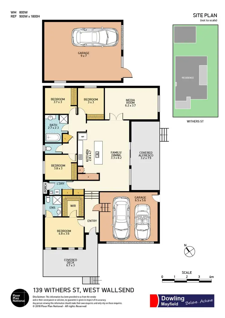 Floorplan of Homely house listing, 139 Withers Street, West Wallsend NSW 2286