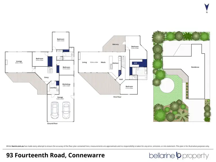Floorplan of Homely house listing, 93 Fourteenth Road, Connewarre VIC 3227