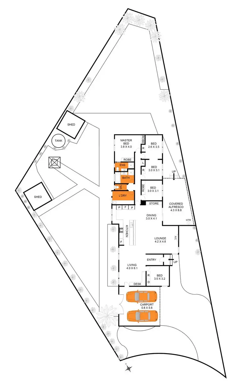 Floorplan of Homely house listing, 5 Pindari Court, Grovedale VIC 3216