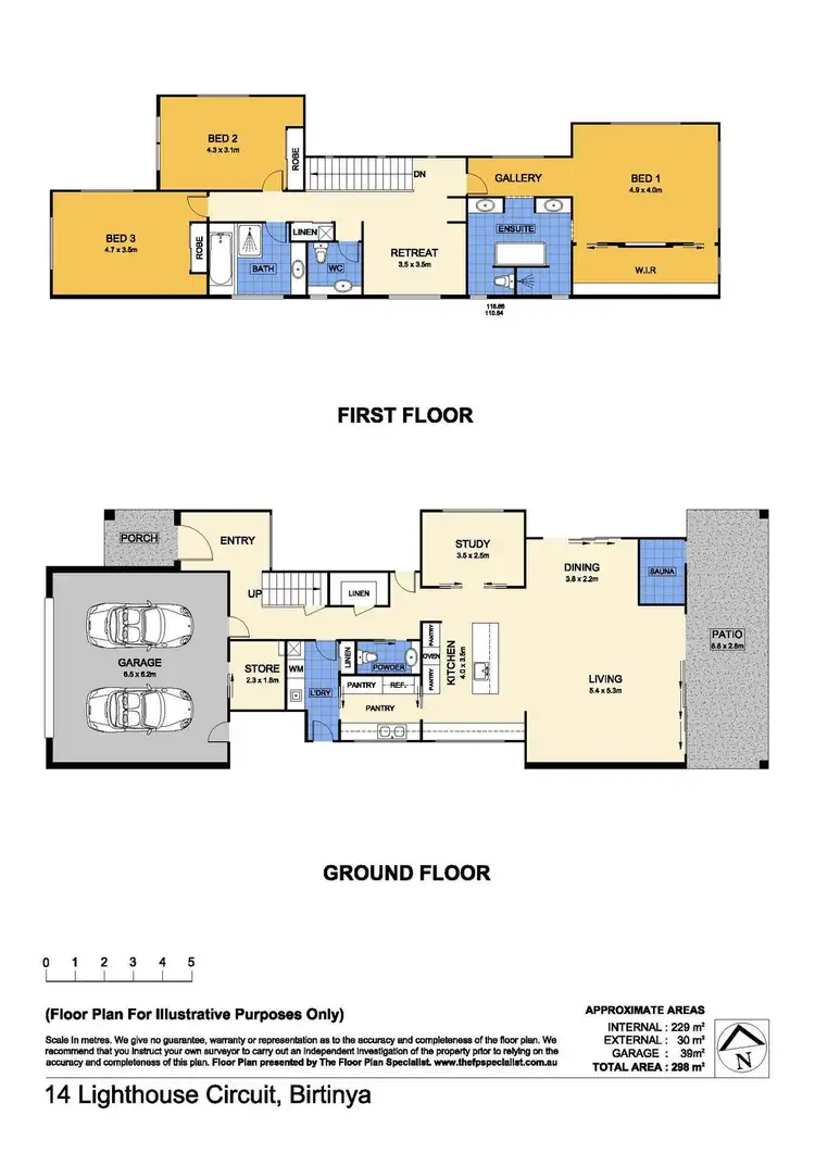 Floorplan of Homely house listing, 14 Lighthouse Circuit, Birtinya QLD 4575