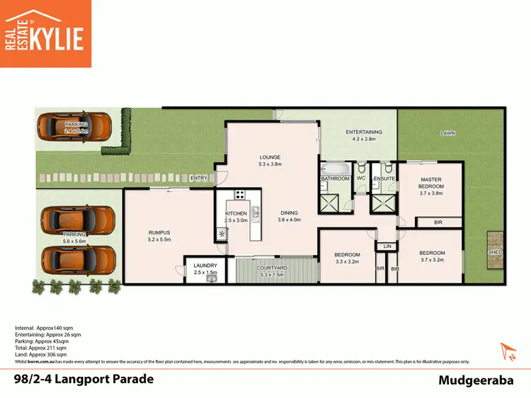 Floorplan of Homely house listing, 98/2 Langport Parade, Mudgeeraba QLD 4213