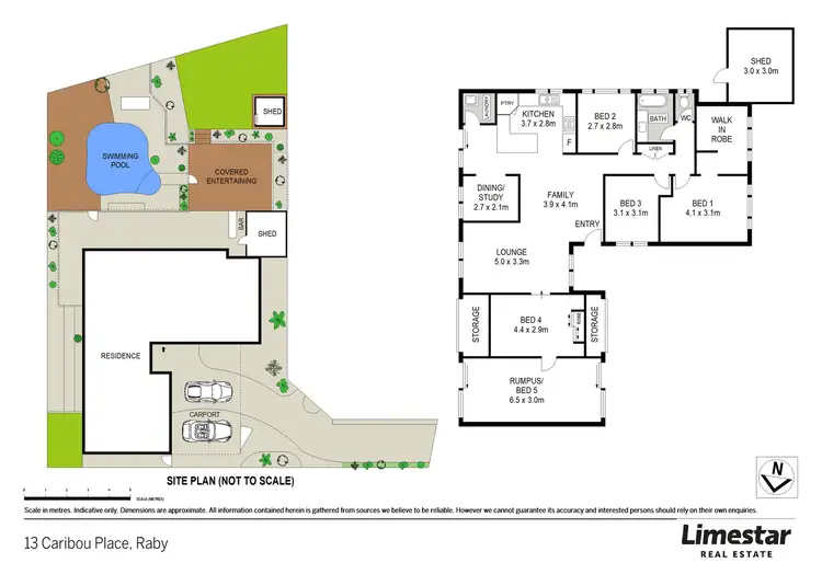Floorplan of Homely house listing, 13 Caribou Place, Raby NSW 2566