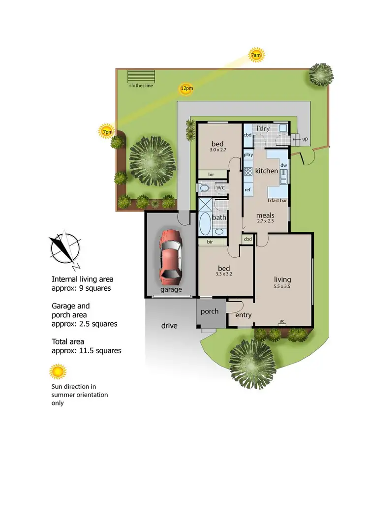 Floorplan of Homely unit listing, 3/53-55 Hillcrest Road, Frankston VIC 3199