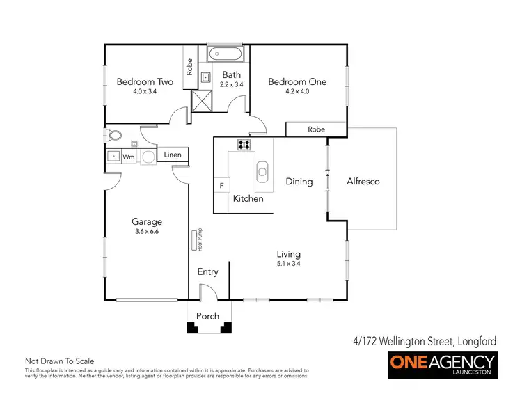 Floorplan of Homely unit listing, 4/172 Wellington Street, Longford TAS 7301