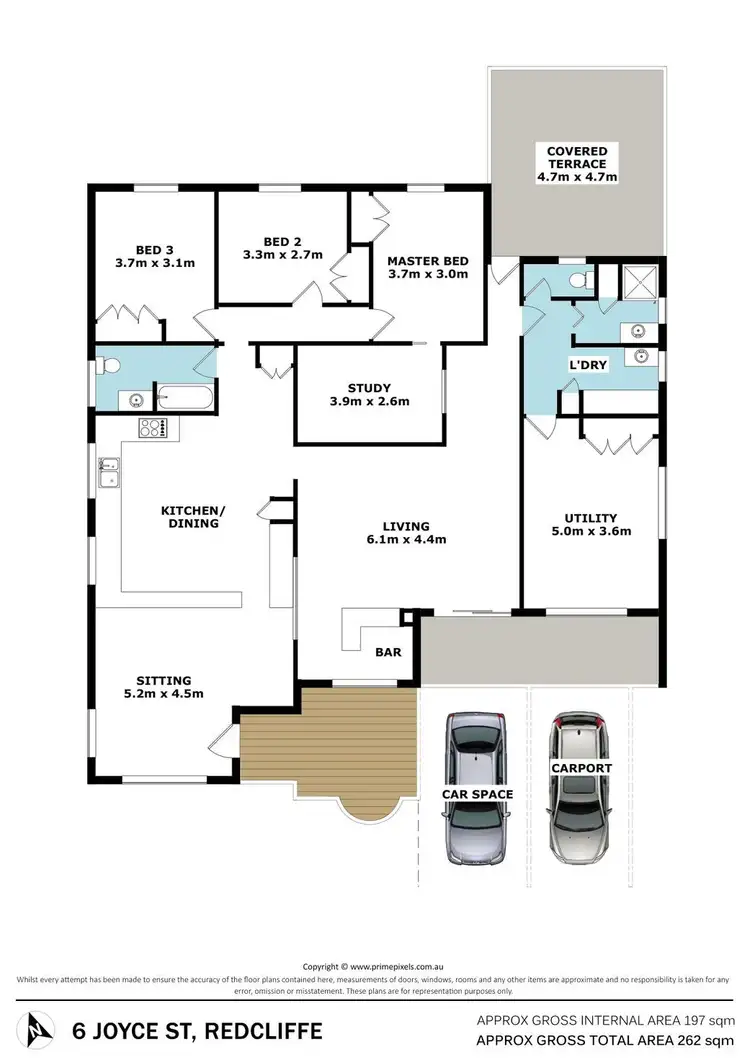 Floorplan of Homely house listing, 6 Joyce Street, Redcliffe QLD 4020