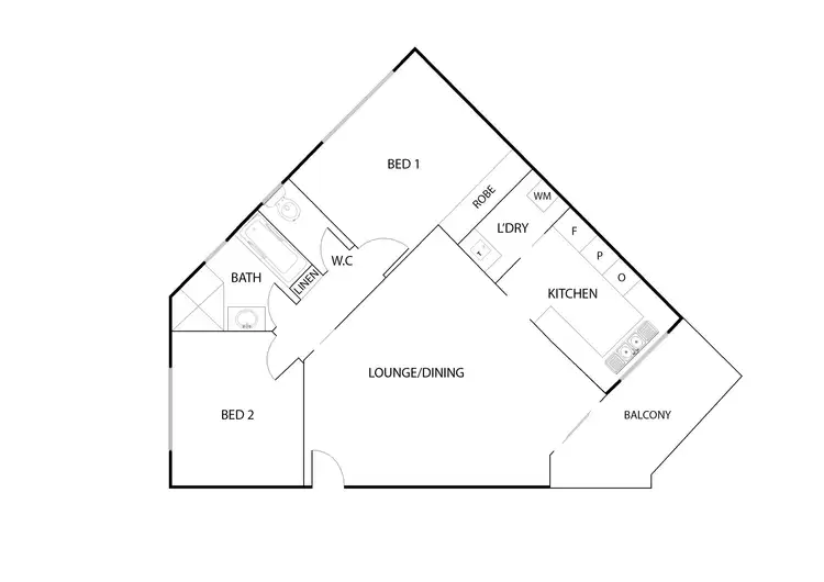 Floorplan of Homely apartment listing, 23/17 Medley Street, Chifley ACT 2606