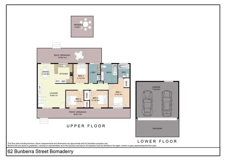 Floorplan of Homely house listing, 62 Bunberra Street, Bomaderry NSW 2541