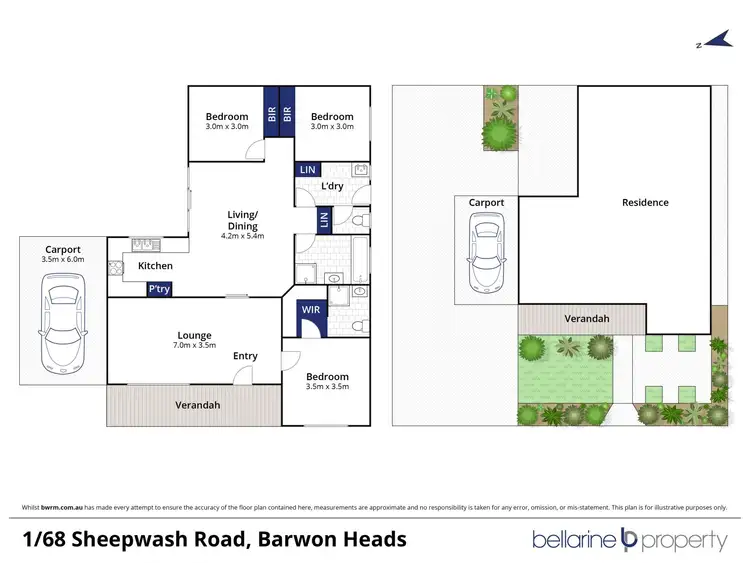 Floorplan of Homely house listing, 1/68 Sheepwash Road, Barwon Heads VIC 3227