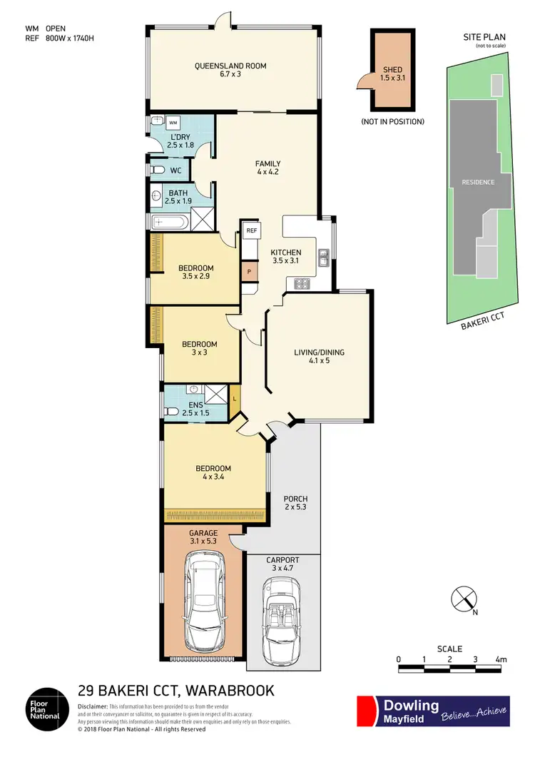 Floorplan of Homely house listing, 29 Bakeri Circuit, Warabrook NSW 2304