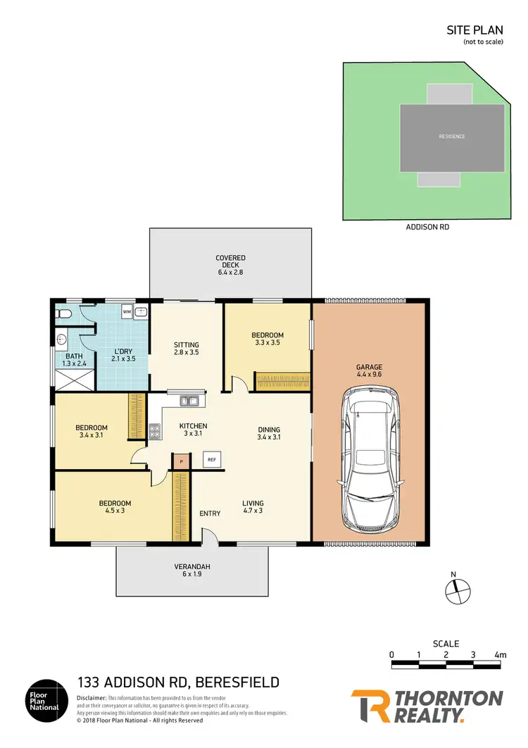 Floorplan of Homely house listing, 133 Addison Street, Beresfield NSW 2322