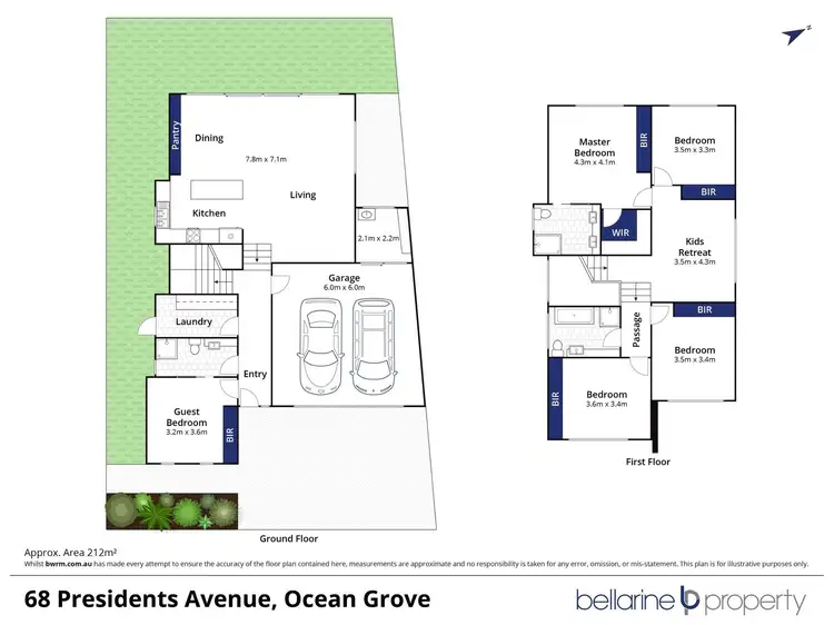 Floorplan of Homely house listing, 68a Presidents Avenue, Ocean Grove VIC 3226