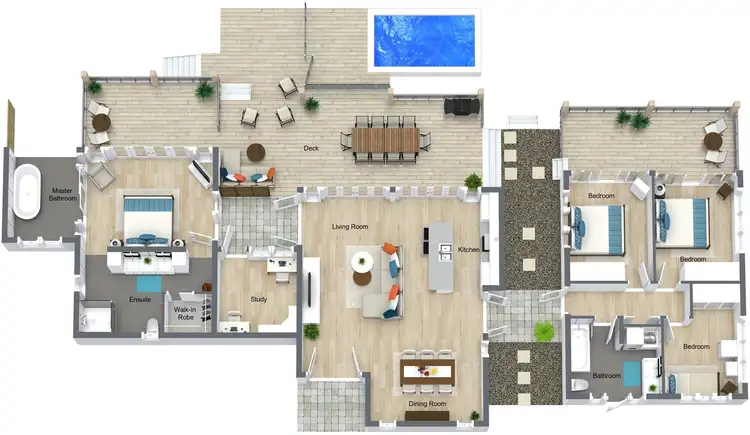 Floorplan of Homely house listing, 2-4 Tranquil Place, Smithfield QLD 4878