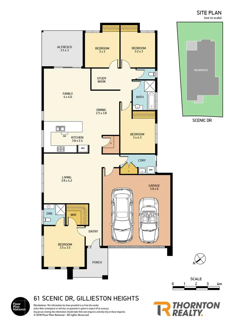 Floorplan of Homely house listing, 61 Scenic Drive, Gillieston Heights NSW 2321