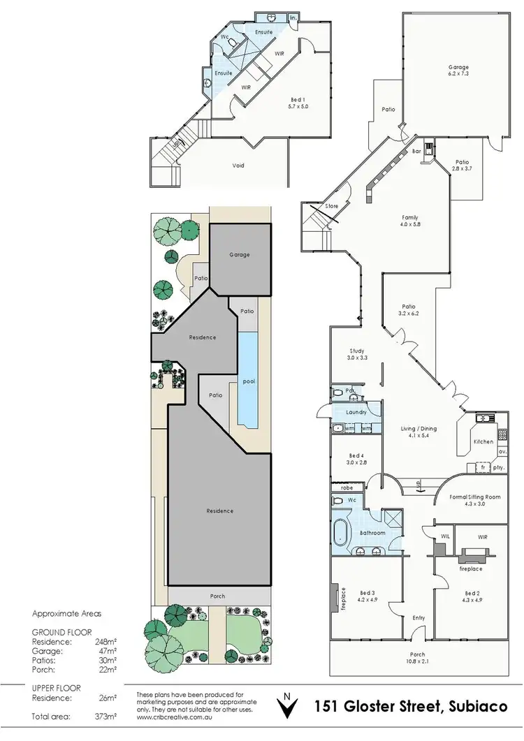 Floorplan of Homely house listing, 151 Gloster Street, Subiaco WA 6008