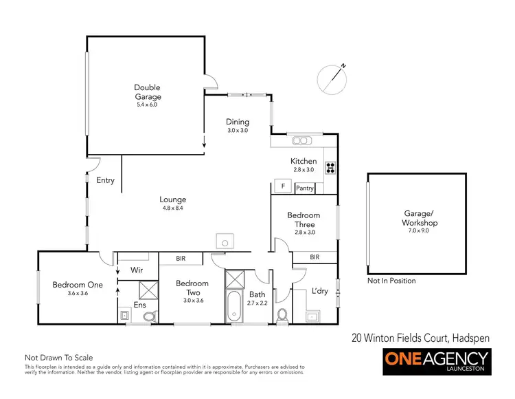 Floorplan of Homely house listing, 20 Winton Fields Court, Hadspen TAS 7290