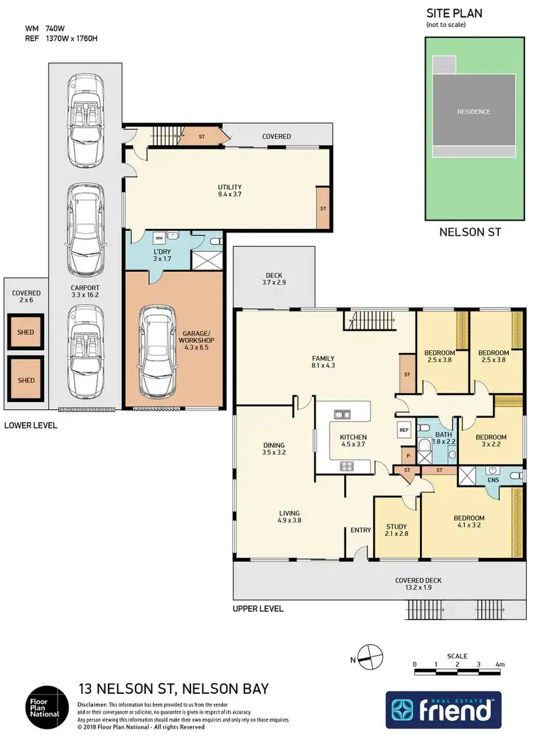 Floorplan of Homely house listing, 13 Nelson Street, Nelson Bay NSW 2315
