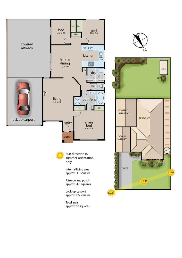 Floorplan of Homely house listing, 8 Allemby Drive, Cranbourne West VIC 3977