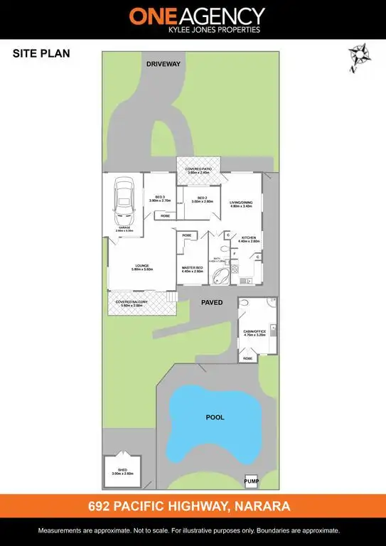 Floorplan of Homely house listing, 692 Pacific Highway, Narara NSW 2250