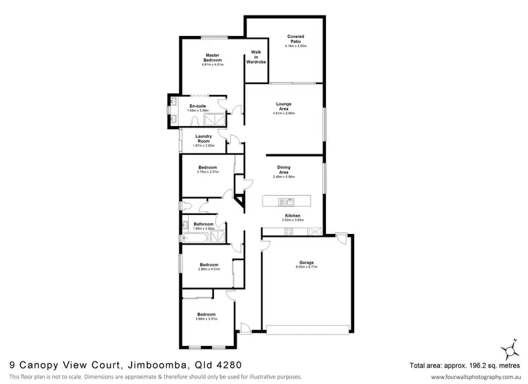 Floorplan of Homely house listing, 9 Canopy View Court, Jimboomba QLD 4280