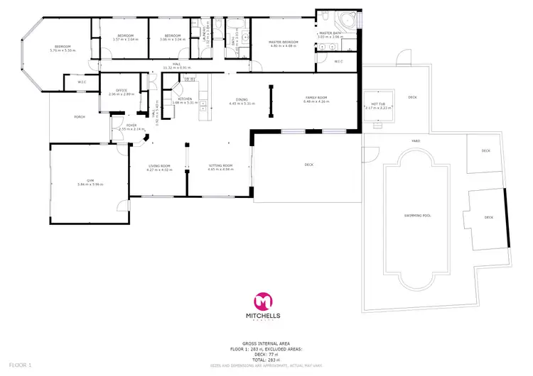 Floorplan of Homely house listing, 82 Mal Campbell Drive, Craignish QLD 4655