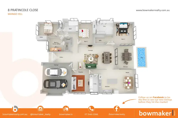 Floorplan of Homely house listing, 8 Pratincole Close, Mango Hill QLD 4509