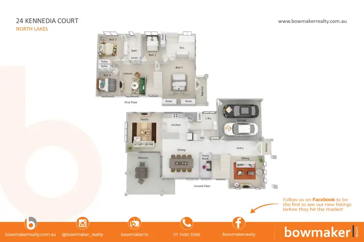 Floorplan of Homely house listing, 24 Kennedia Court, North Lakes QLD 4509